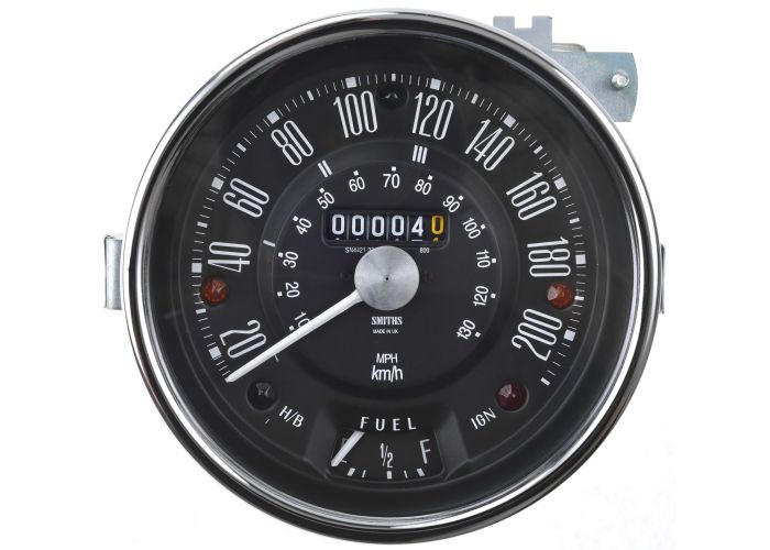 MINI 200KPH SMITH SPEEDO - BLACK-3.44 DIFF RATIO