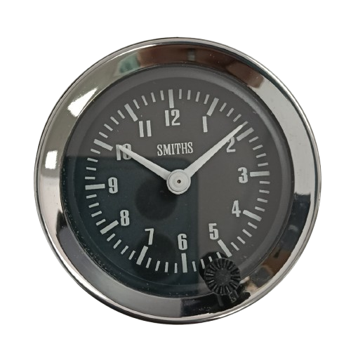 SMITHS DASH CLOCK GAUGE - BLACK FACE