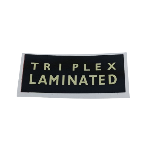 MINI TRIPLEX LAMINATED WINDSCREEN STICKER - [STICKER22]