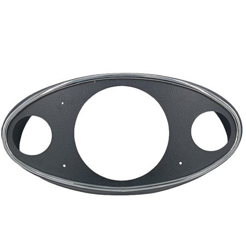 MINI MK1 COOPER S DASH SURROUND (4 SCREW HOLES) W/ CHROME RING, CLIPS & SCREWS