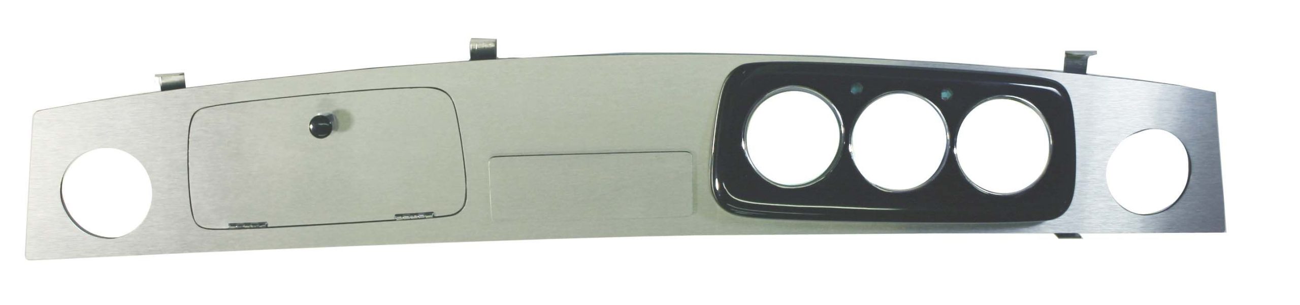 MINI LEYLAND 3 POD DASH KIT- BRUSHED ALLOY