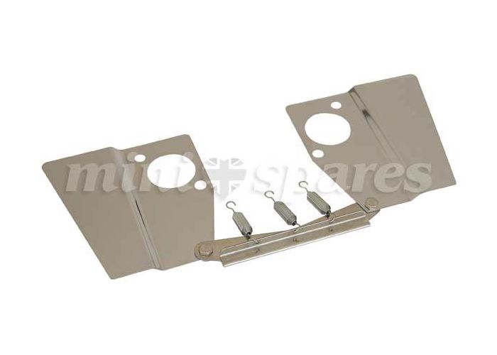 MINI & MOKE 1-1/2" TWIN SU STAINLESS HEAT SHIELD