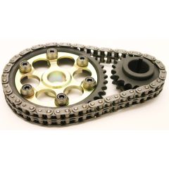 MINI & MOKE DUPLEX CHAIN AND ROTA SLIDE STEEL GEAR SET - NON GENUINE