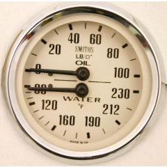 SMITHS OIL & WATER 52MM (DUAL GAUGE) - MAGNOLIA